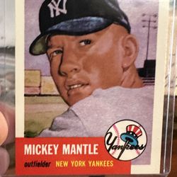 Topps 1953 Archives Of Mickey Mantle