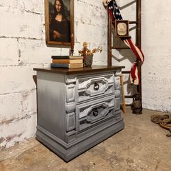 Farmhouse Ombré Nightstand 