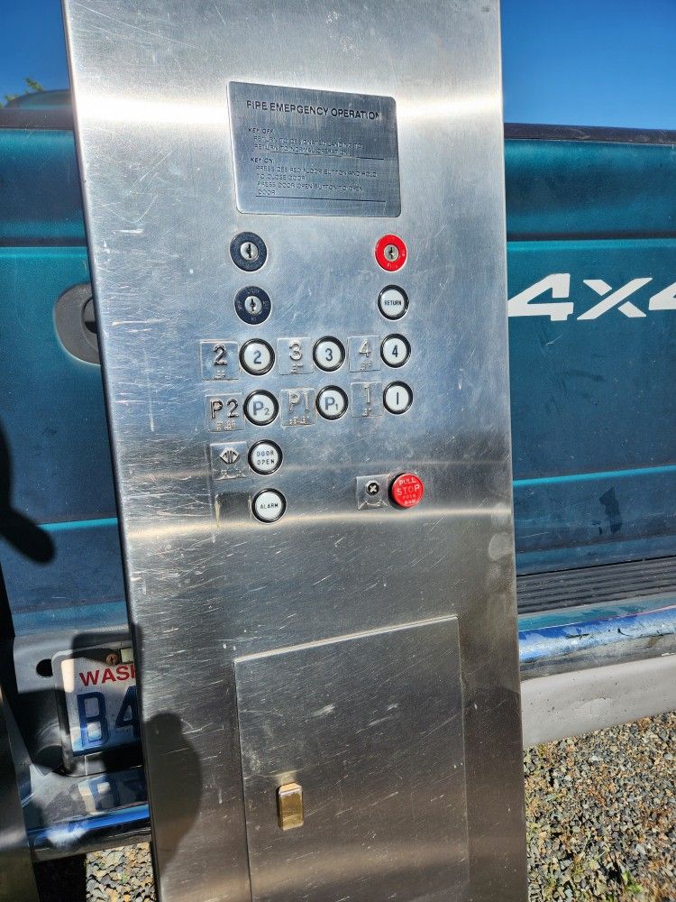 Vintage Dover Elevator COP Panels