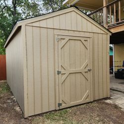 10x16 Gable Storage Shed With Concrete Slab