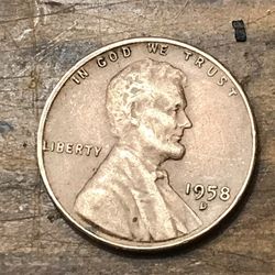 1958 D Lincoln Wheat Penny 