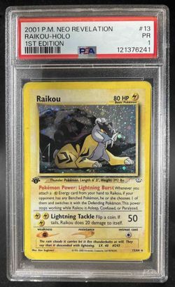 Pokemon 1st edition PSA 1