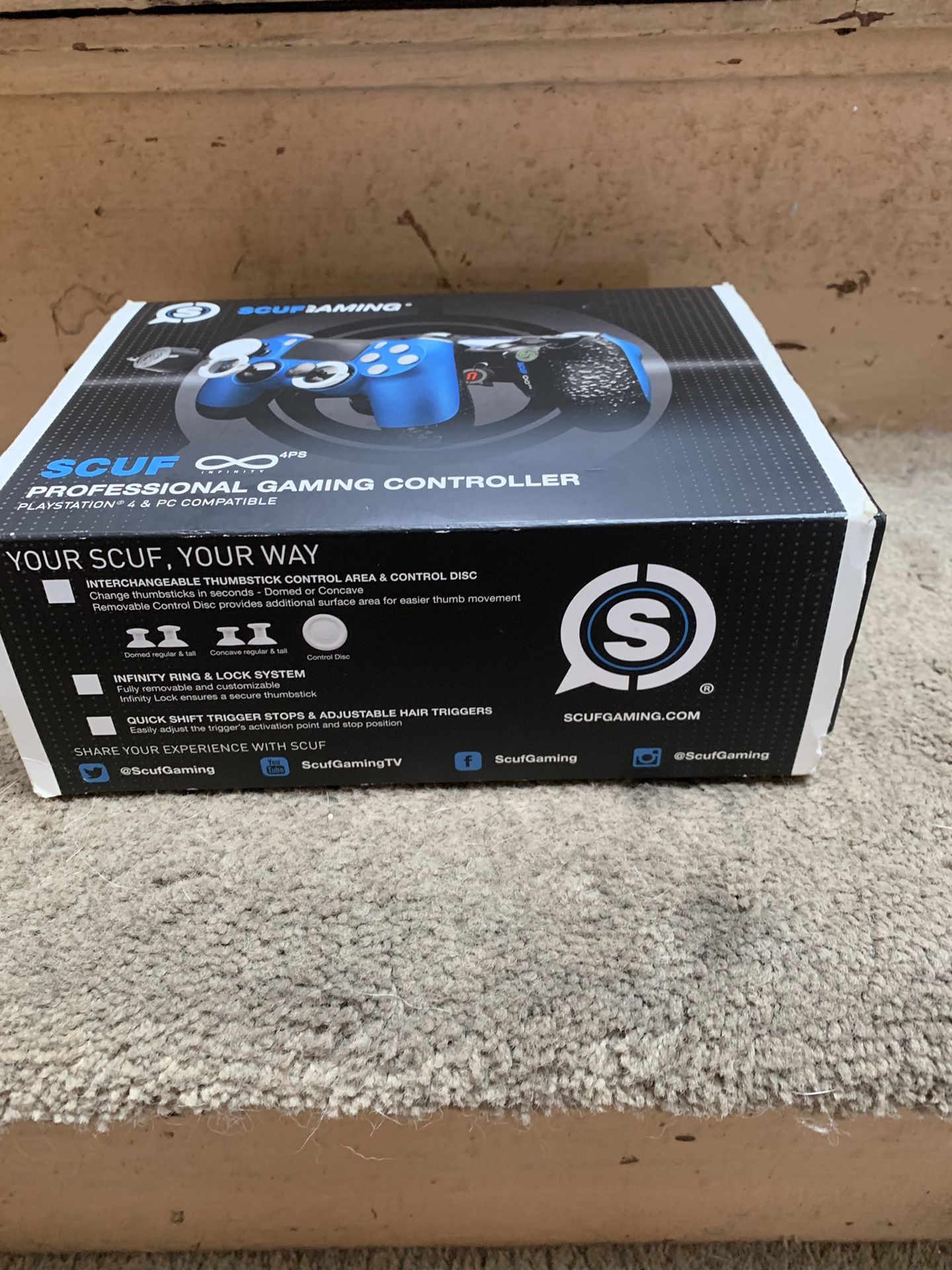Ps4 nadeshot scuf controller (rare)