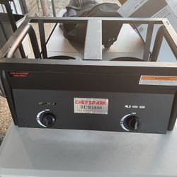 Double Burner Double Warmer Propane