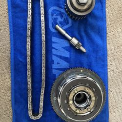2004 Harley Dyna Clutch Basket, Chain, compensator, jack shaft