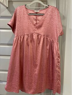 Pink Babydoll Dress- Size S
