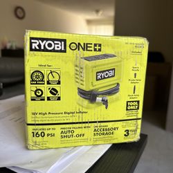 RYOBI 18V High Pressure Digital Inflator PCL001B BRAND NEW