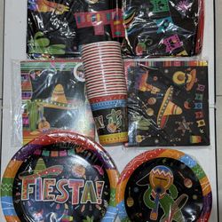 20Guests Mexican Themed Fiesta Party Supplies (New, Unopened)