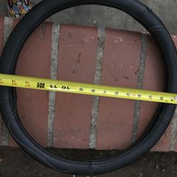 Black Steering Wheel Cover