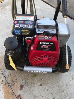Honda power washer Simpson 3100