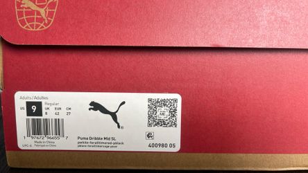 Puma Dribble Mid SL , Red, White , Black