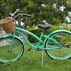 Beach Cruiser Bike - Mint Green