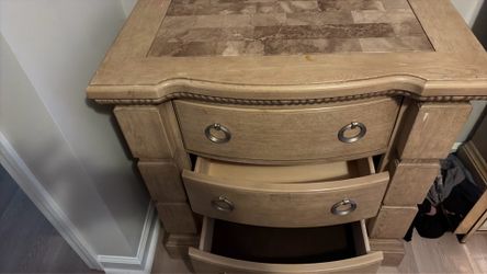 Armoire, couch , nightstand