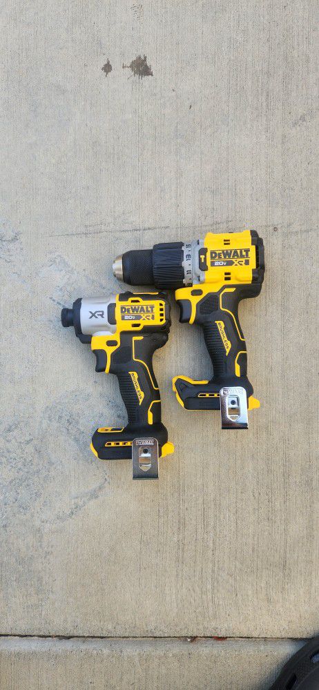 Dewalt 20v Impact And Hammer Drill Brushless XR Brand New Tools Only 