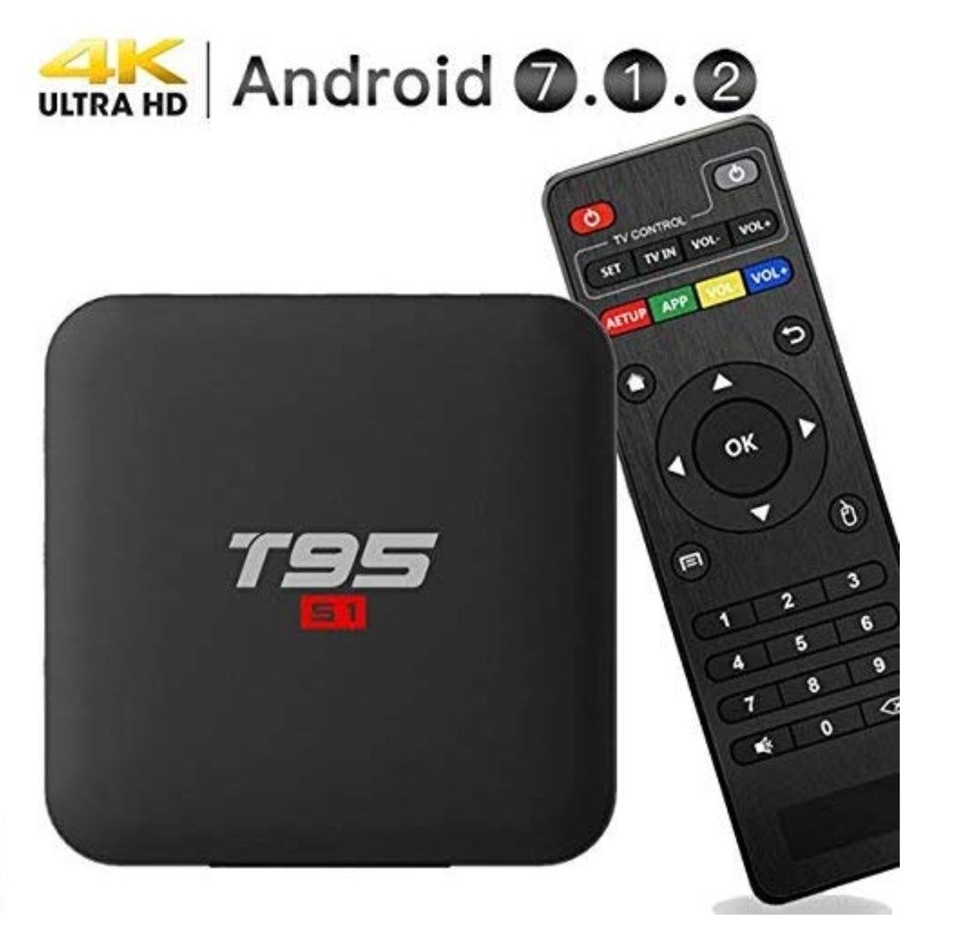 BLACK BOX ANDROID TV BOX LOADED LIVE TV AND MOVIES **NEW**