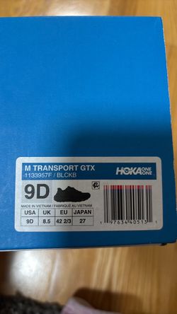Hoka Transport GTX black