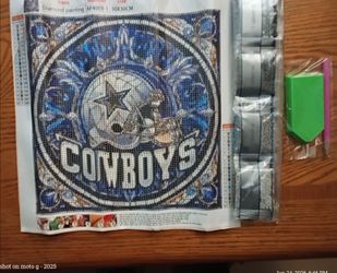 Dallas Cowboys new unfinished diamond painting kit
