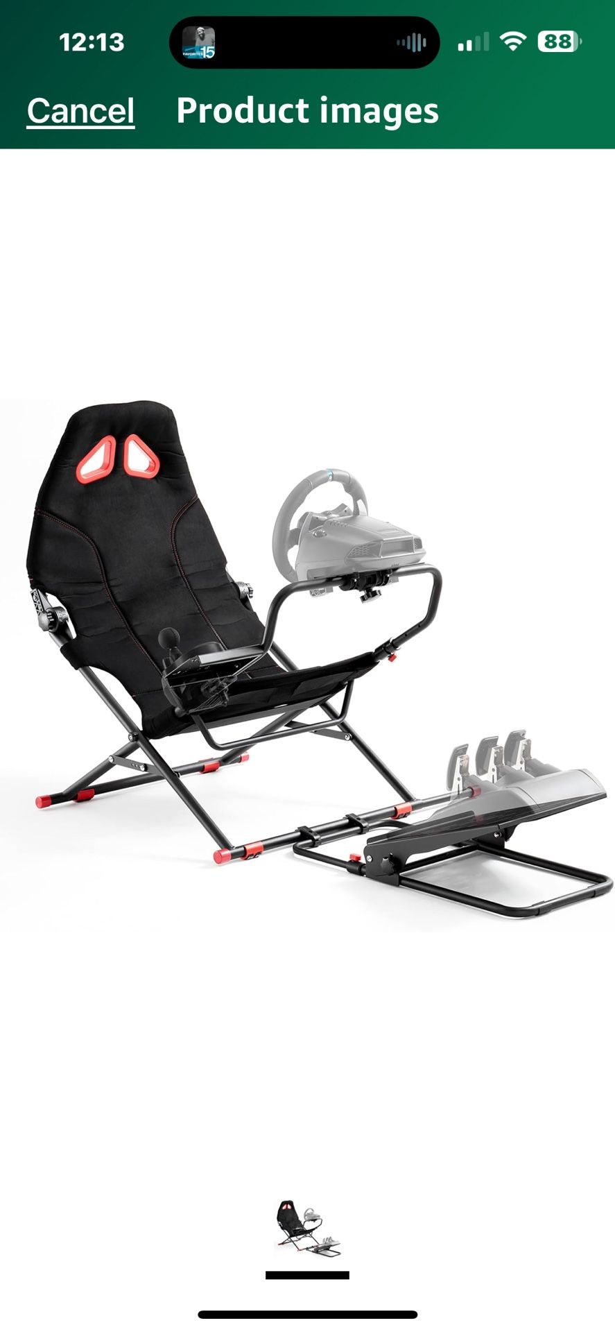 Foldable Auto Cockpit For Video Racing Controller