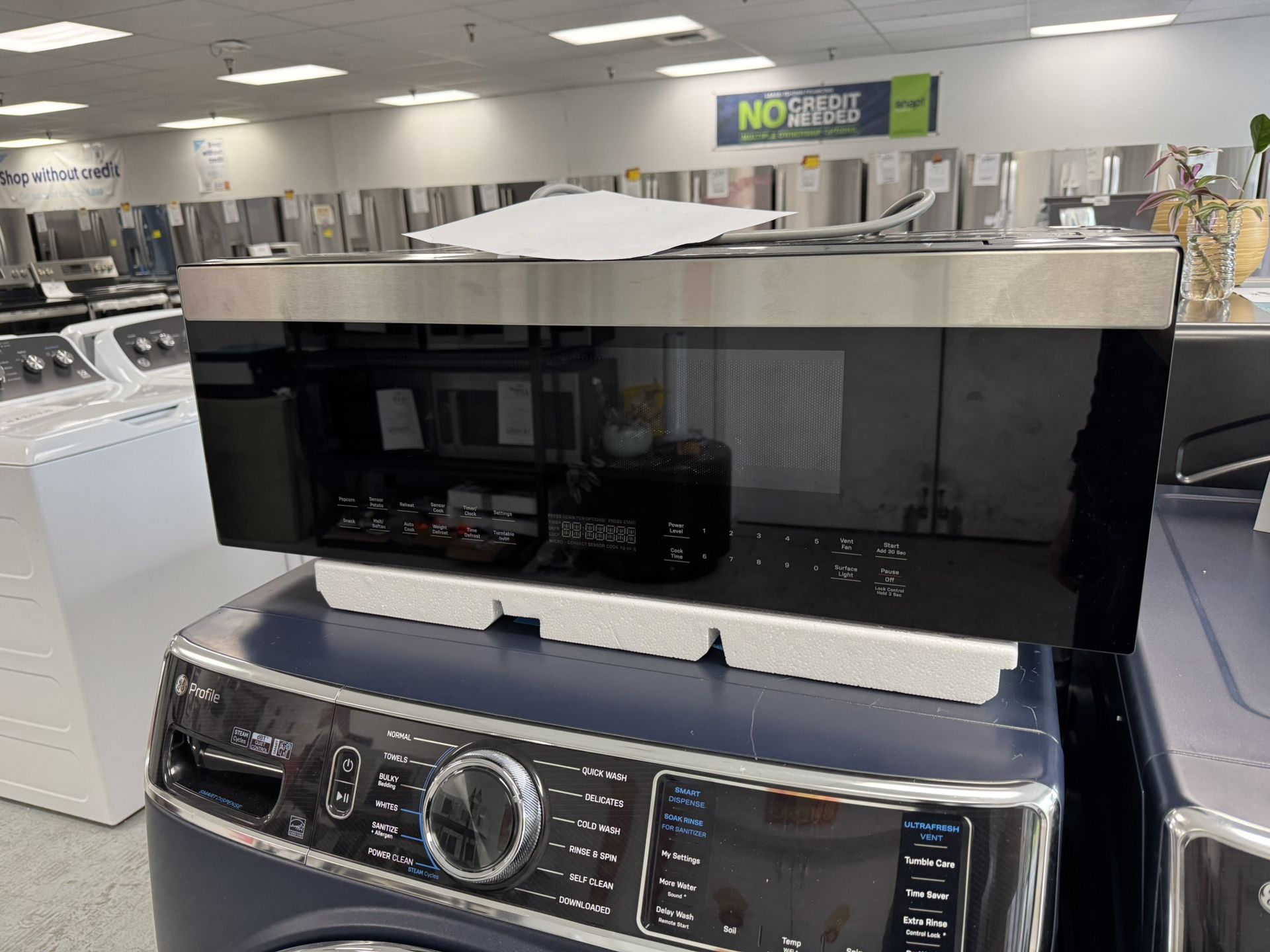 GE Profile Low Profile Over The Range Microwave