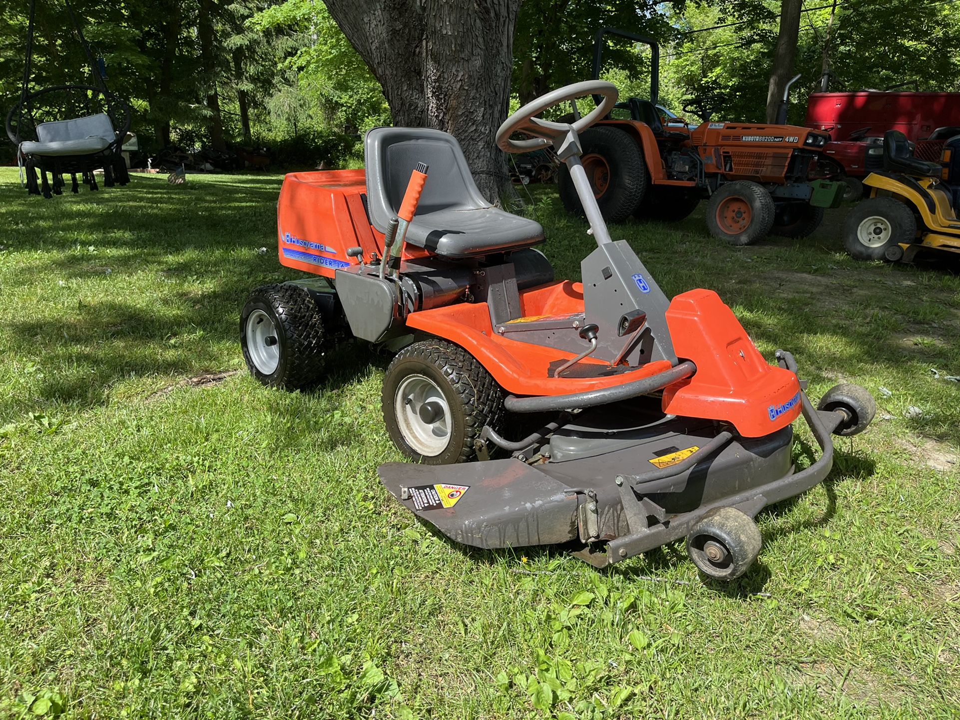 Husqvarna articulating mower hot sale