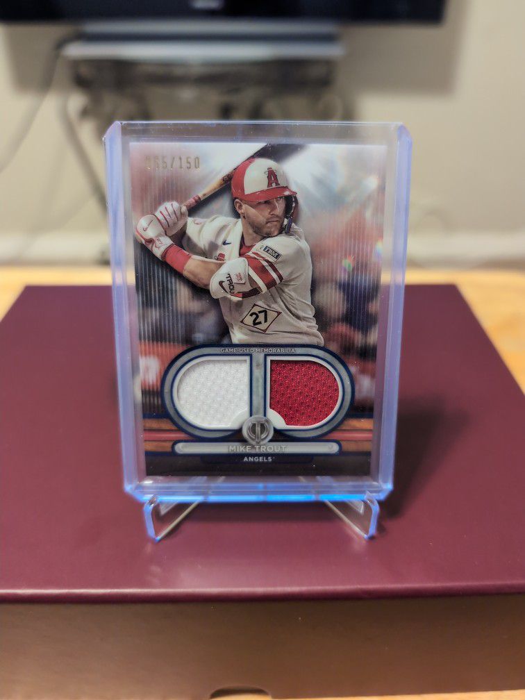 Mike Trout Tribute Dual Relic. 