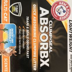 Arm & Hammer Clump and Seal AbsorbX Clumping Cat Litter