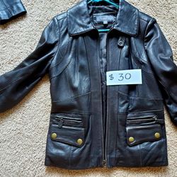 Leather Leather  Small   JACKETS. Most are soft  leather