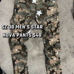 Men’s Camo Skinny Jeans Sz 30