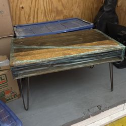 Handmade wooden coffee table
