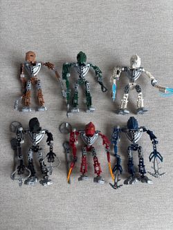 LEGO Bionicle Toa Hordika Complete Set of 6 (2005)