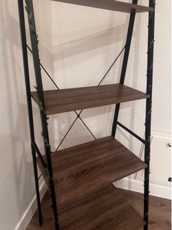 Wood bookshelf