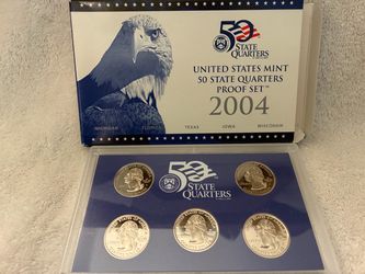 2004 US Mint 50 State Quarters Proof Set
