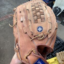 Large Left Handed Spalding 13 Inch 14 Inch 13.5 Inch Softball Baseball Glove Mitt 