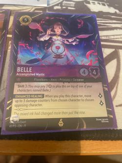 Lorcana TCG Disney Parks Promo DCA Sep 2025 Belle Beast