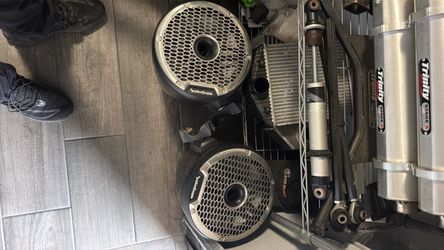 Rockford 10 inch speakers horns