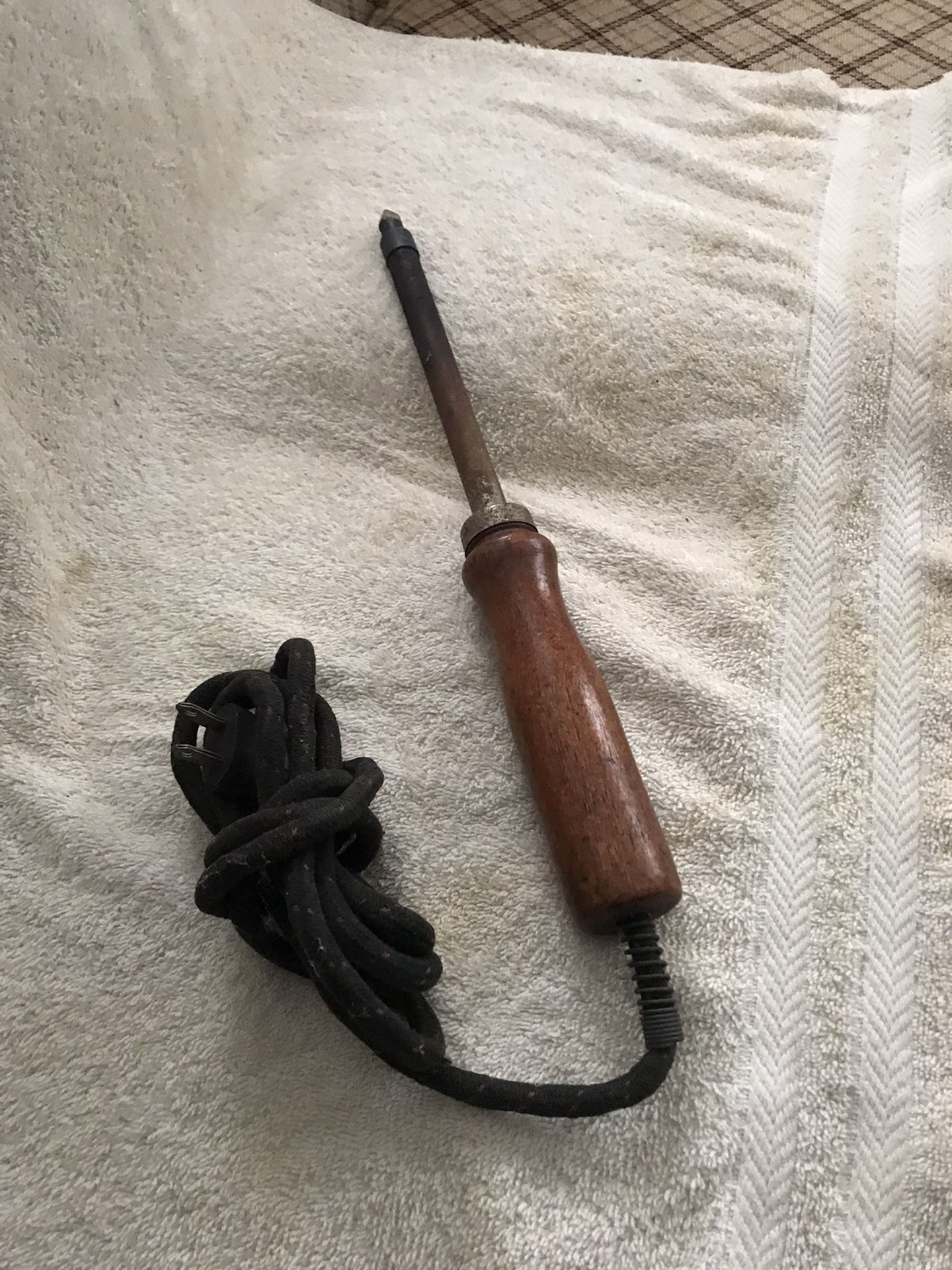 Antique Electric Soldering Iron 