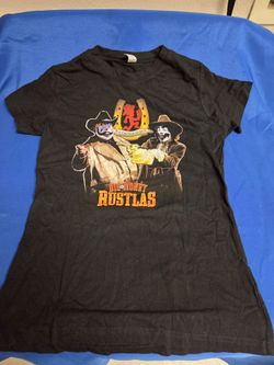 Women's Insane Clown Posse Big Money Rustlas Hatchetman Saloon Shirt Size Small