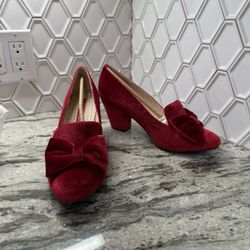 Red Velvet Heels 