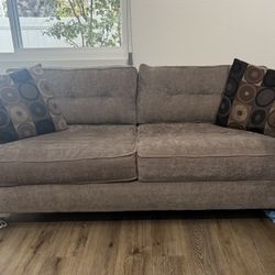 Sofa Bed Couch Light Brown 