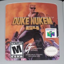 Duke Nukem 64 Video Game Cartridge N64 Nintendo 64