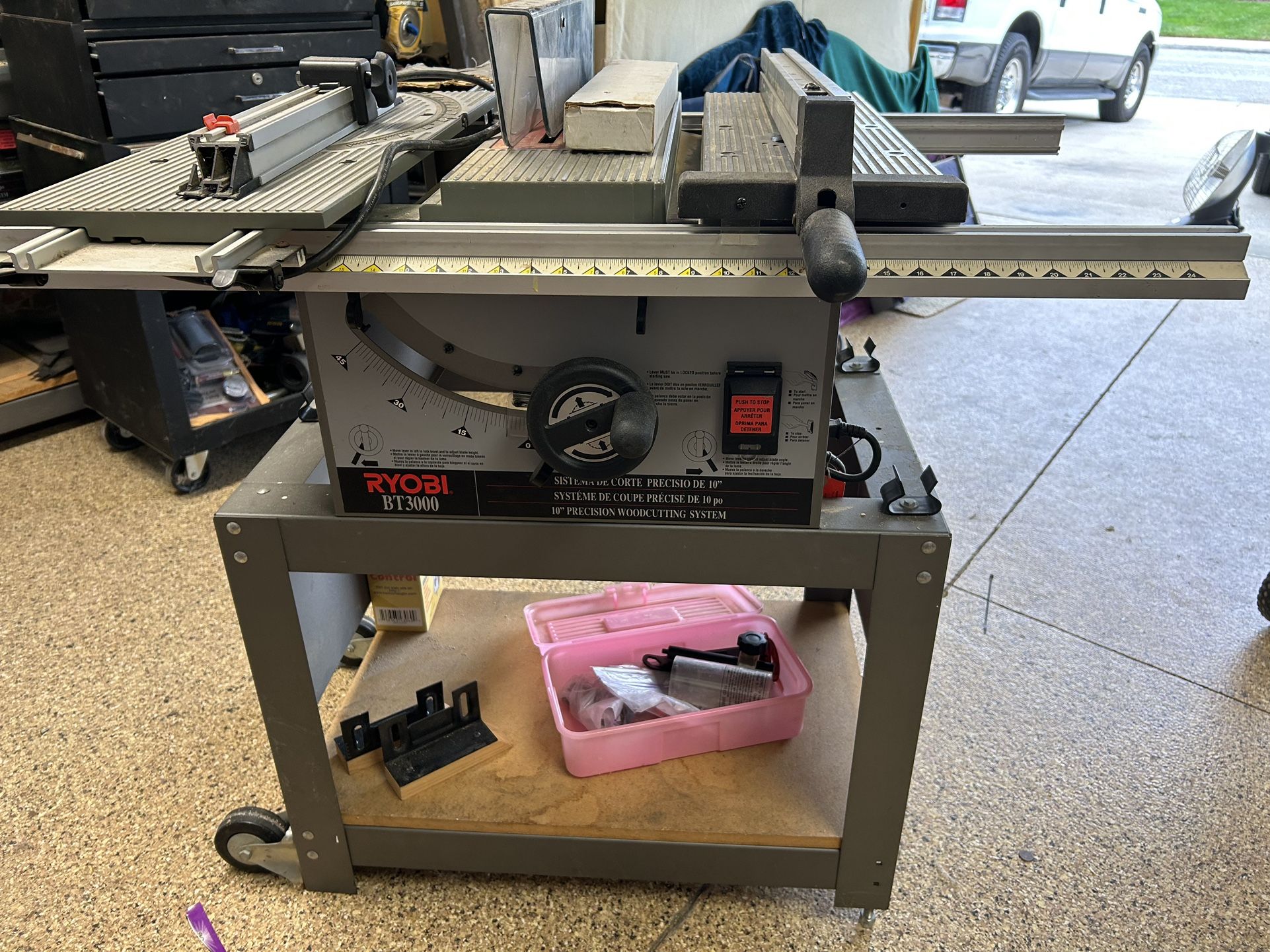 Ryobi 3000 table saw hotsell
