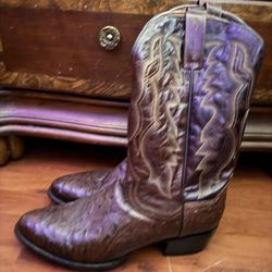 Dan Post Ostrich Western Boot Never Worn