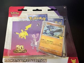 Pokémon 30th Celebration Tech Sticker Collection