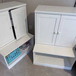Pottery Barn Cameron Wall Organizer Playroom Storage Set 2
