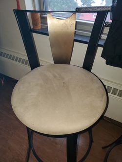 Rough Iron Bar Stools from Jordans
