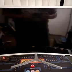 Samsung C32F391FWN 32in LED Curved Monitor Ultra Slim Design - White High Glossy