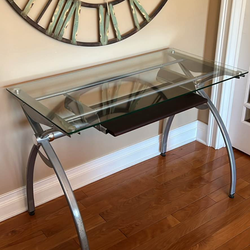 Modern metal & Glass Desk!!