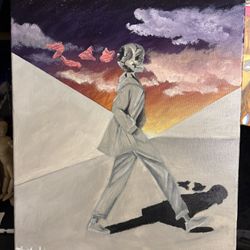 Original Acrylic Painting “trapped Imagination” 16x20