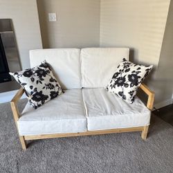 IKEA Lillberg Loveseat - Two Seater Sofa! Scandinavian Style!🌺like new
