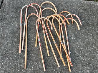 29” Candy Cane Blow Molds (set of 12)-Vintage Christmas